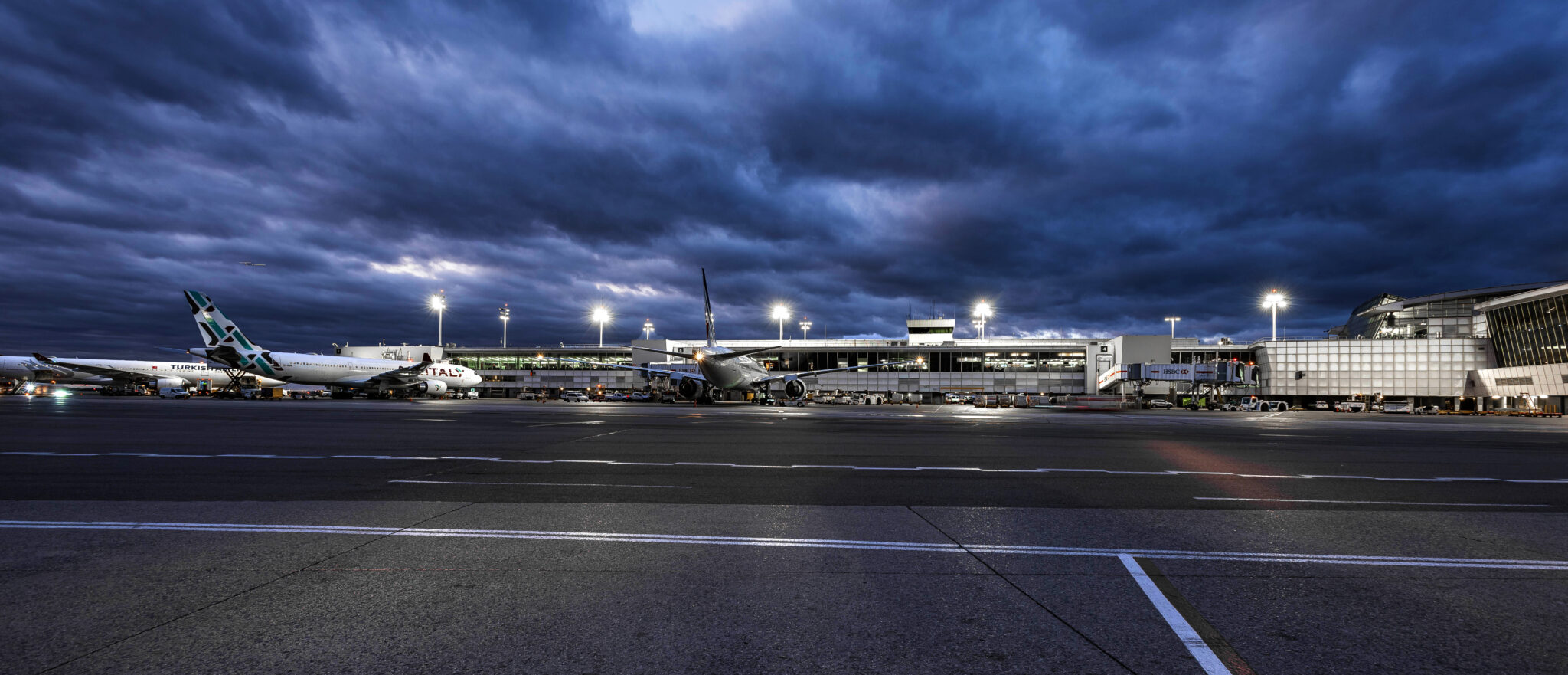 Éclairage LED du projet de l'aéroport John F.Kennedy