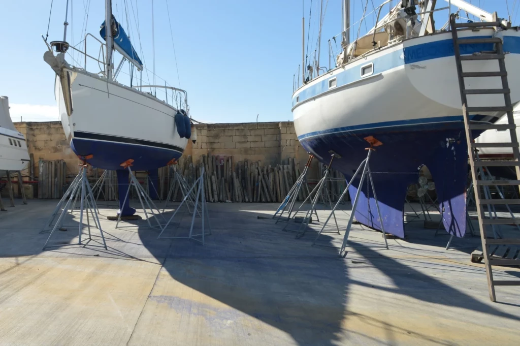 SB en action Épontilles BROWNELL pour bateaux à voiles