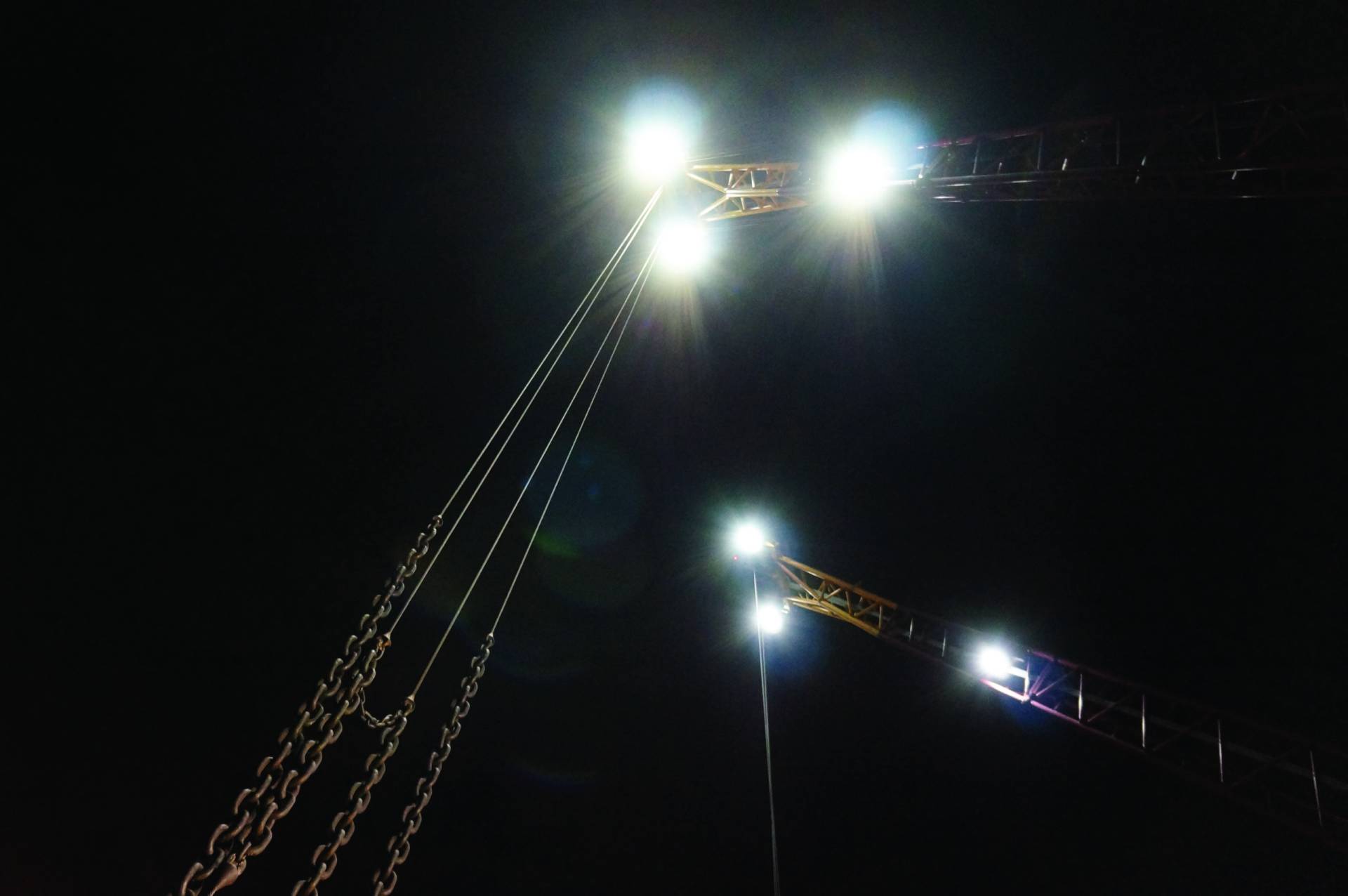 Éclairage LED port de Martinique